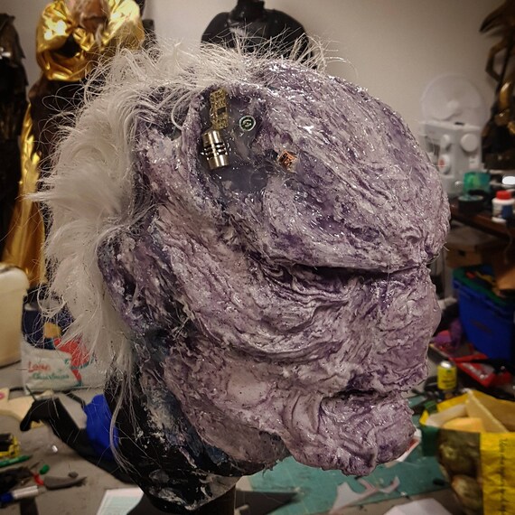 Ebony Maw silicone mask, handmade one of a kind.