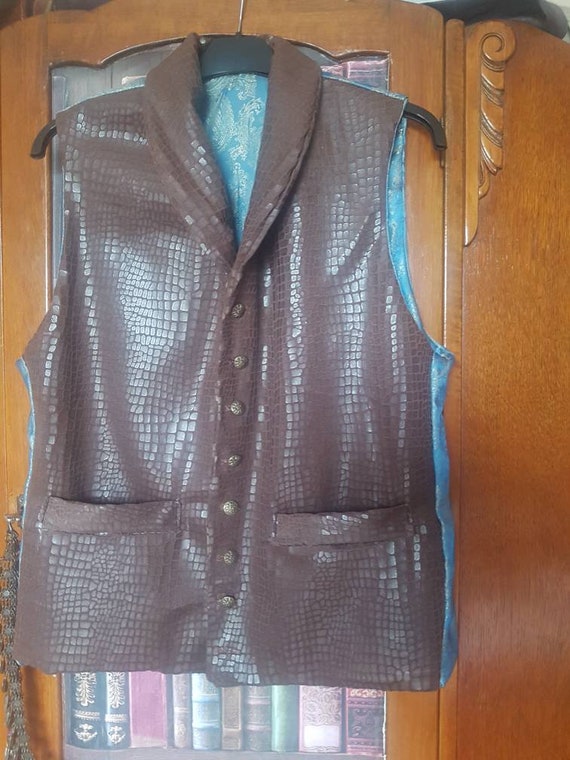 Steampunk mens waistcoat