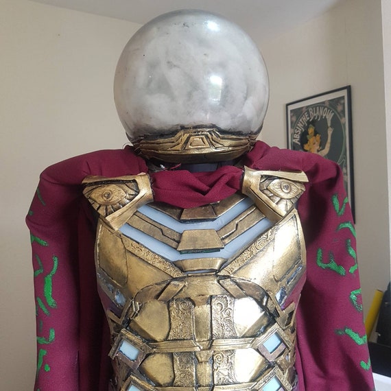 Mysterio cosplay chest armour with cloak and clasps made to order