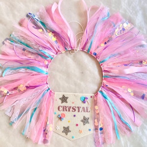 Bannière rose pour chaise haute Little Star. | Bannière de chaise haute premier anniversaire | bannière tutu chaise haute | bannière d&#39;anniversaire de chaise haute