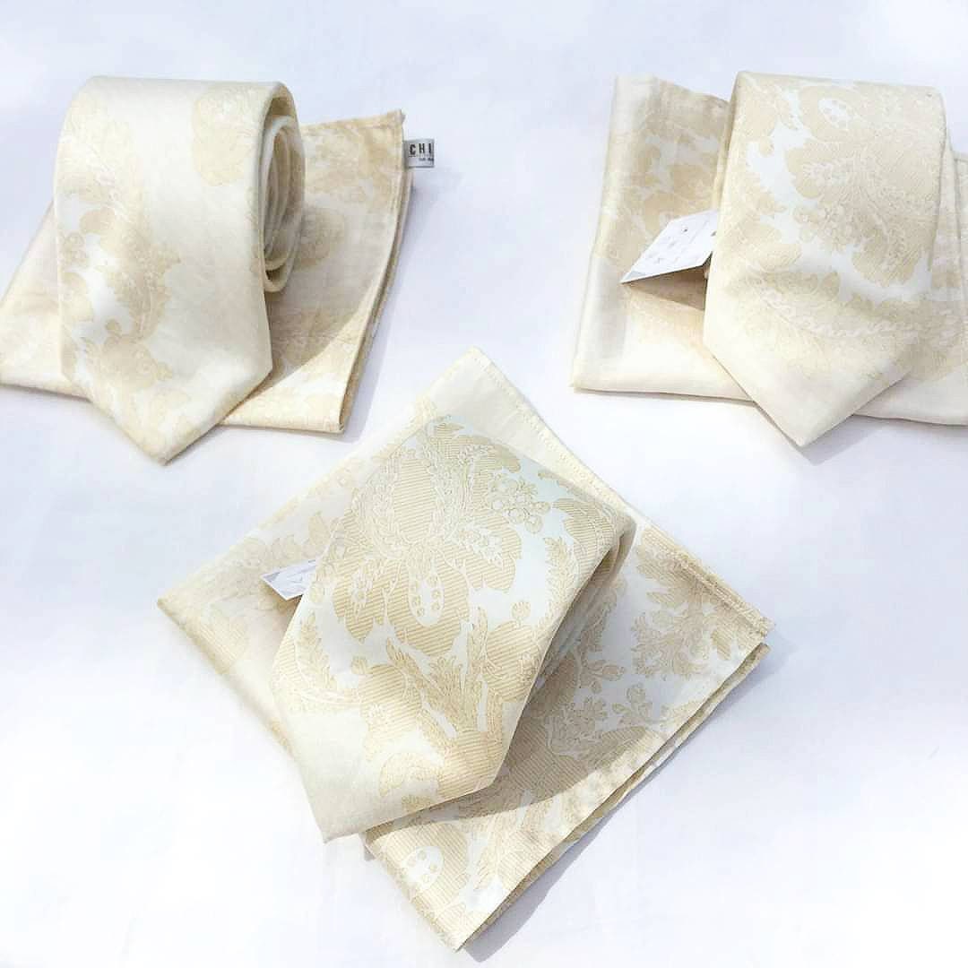 champagne gold necktie