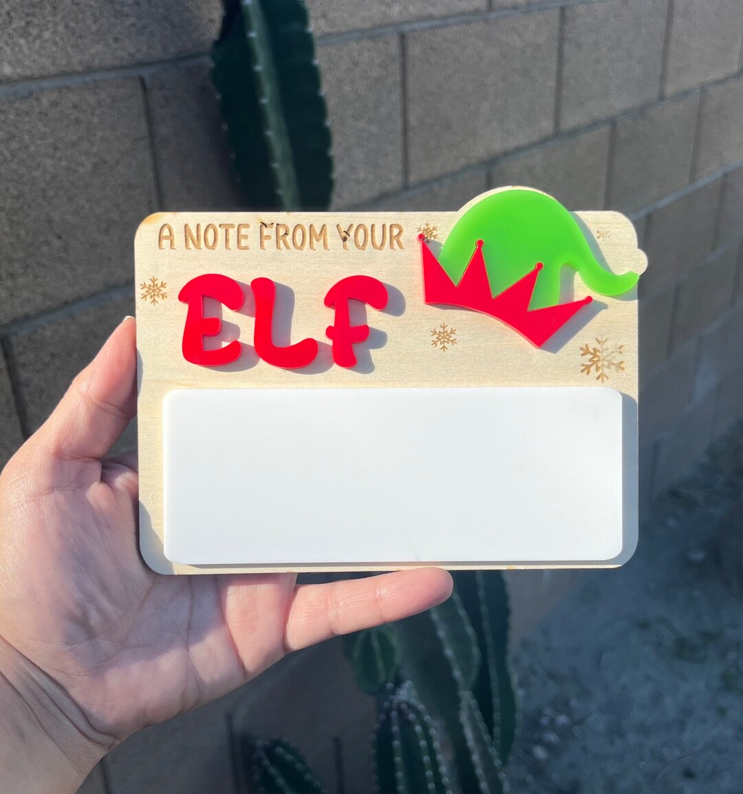 Elf Message Board Elf on the Shelf christmas Prop holiday Etsy