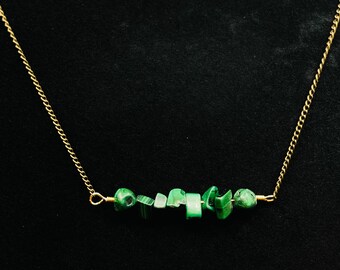 Stone chip necklaces