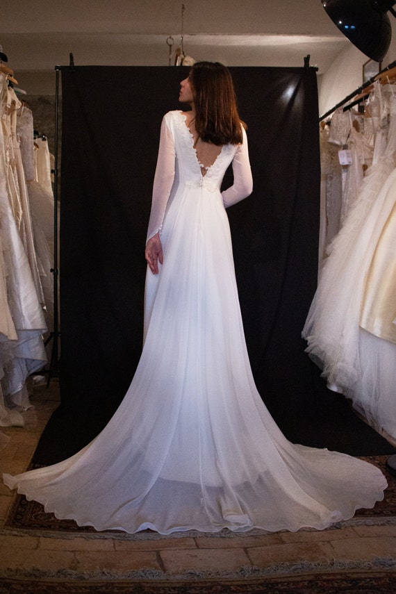 043 Abito da sposa Vintage firmato Elvira Gramano Roma | Etsy Italia