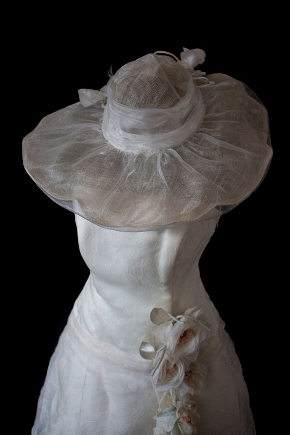 204 - Romantic modular wedding dress Vintage two-… - image 8