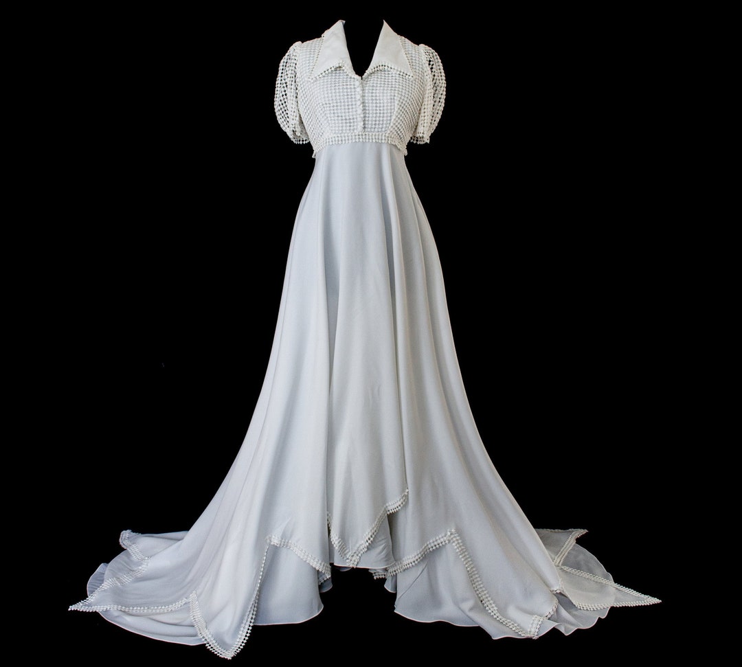 198 Un toque retro al look nupcial Vestido de novia vintage años