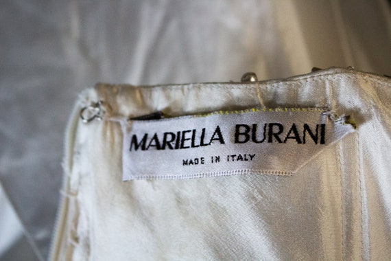 055 - Mariella Burani vintage wedding dress / pur… - image 10