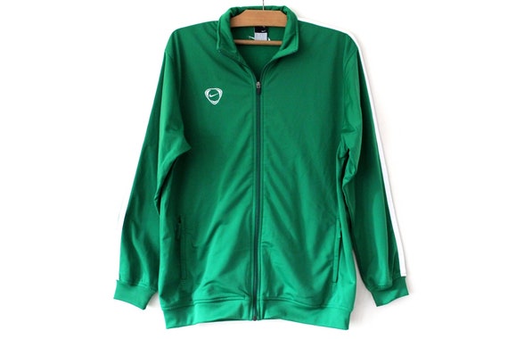 green nike track jacket