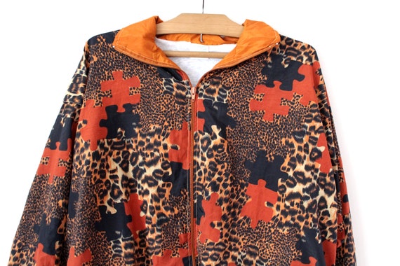Puzzle Windbreaker / Etsy