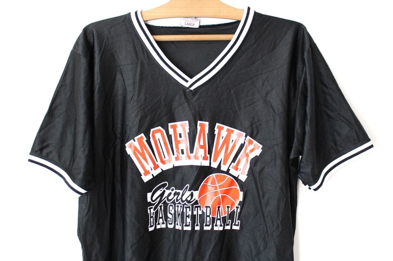 Vintage Basketball Shirt Made in USA Black Basketball Etsy