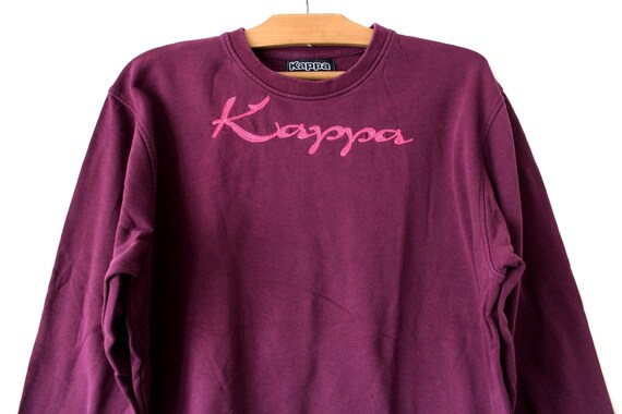 purple kappa sweater