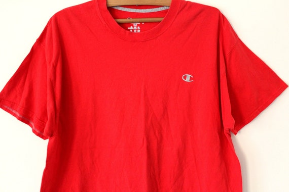 red champion t shirt