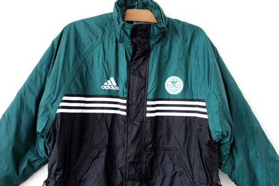 green adidas coat