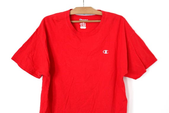 red champion tshirt