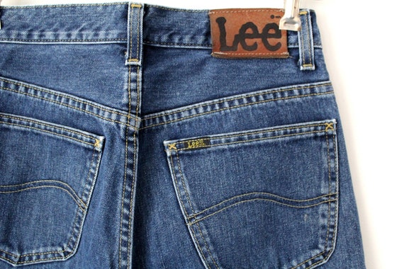 Vintage Lee Jeans Dark Blue Lee Denim 