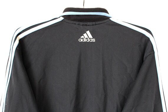 black and blue adidas sweatshirt