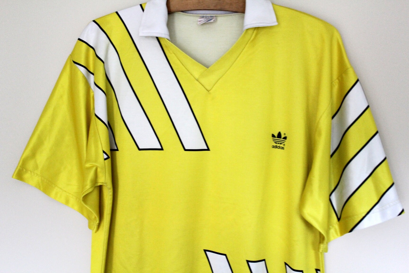 yellow adidas soccer jersey
