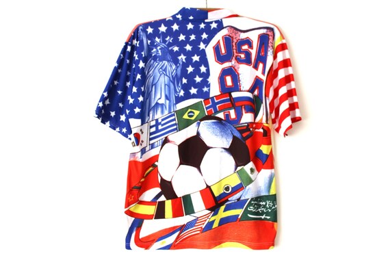 Vintage Usa 94 Word Cup Football Shirt Retro Roberto Baggio Etsy Vintage Usa 94 Word Cup Football Shirt Retro Roberto Baggio Etsy