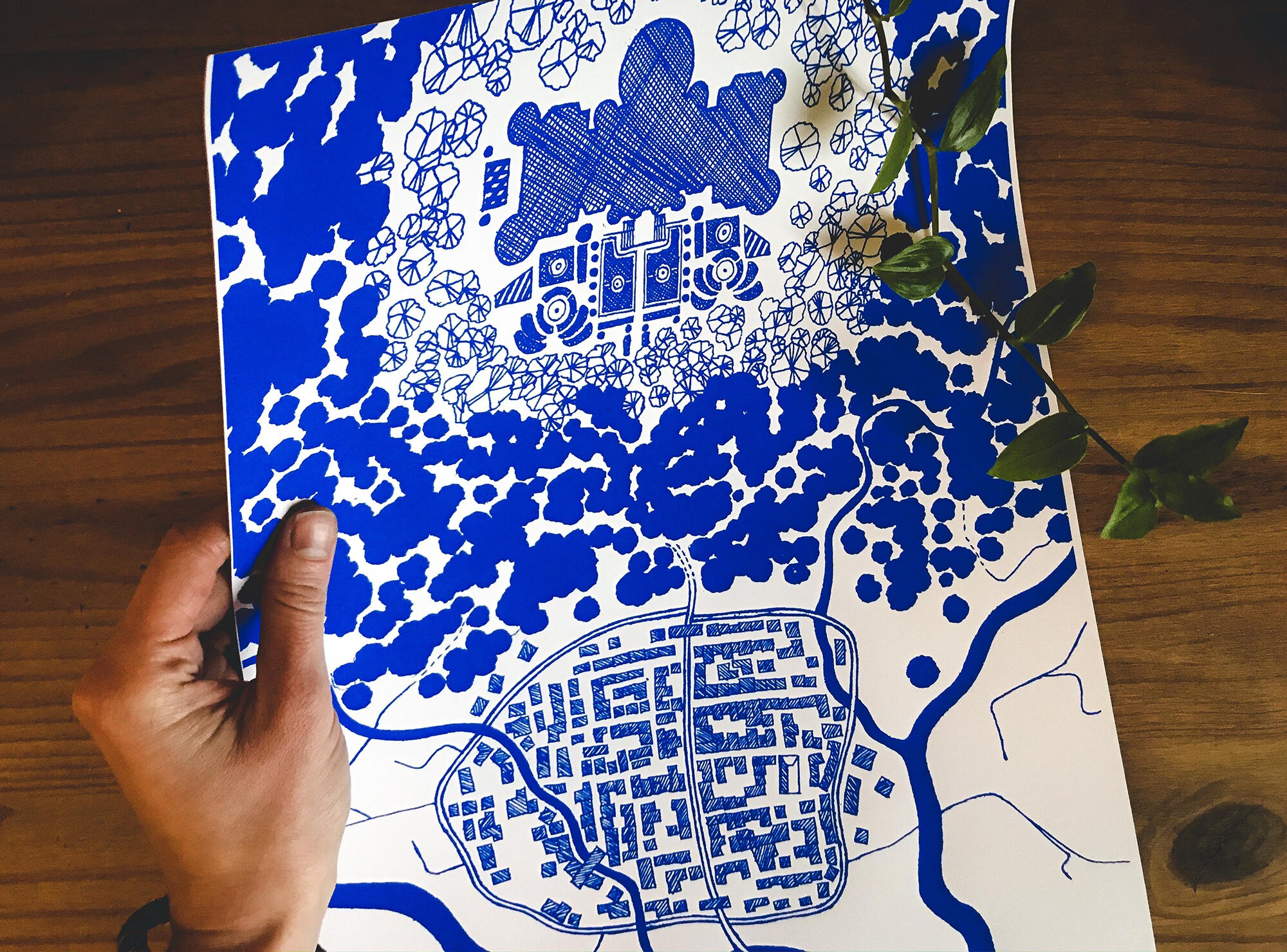 Beauty and the Beast Poster | Disney Classics | Fairy Tale Map | Modern ...