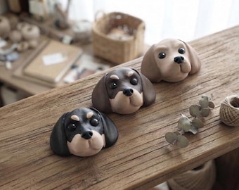 Dachshund Car Air Freshener – Plaster Vent Clip Diffuser Ornament