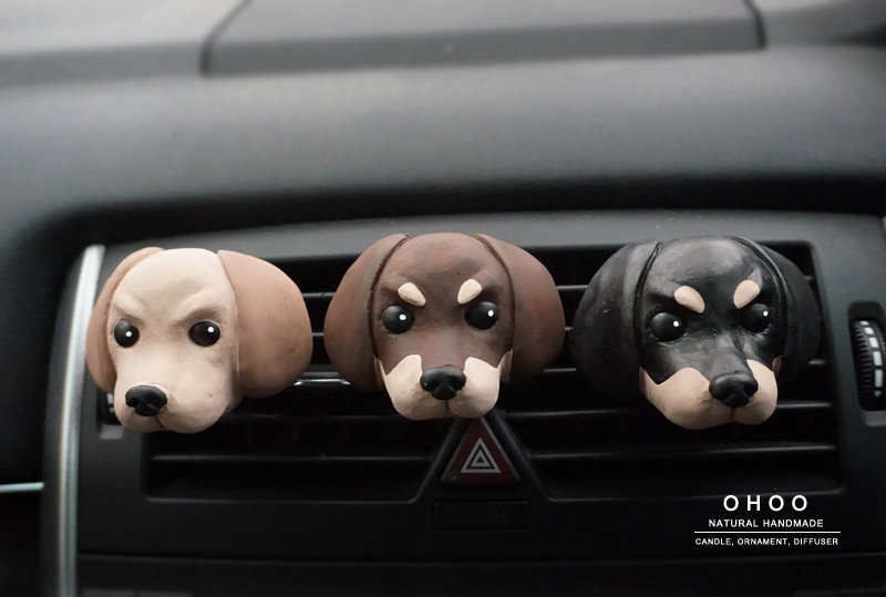 Dachshund Car Air Freshener, Sausage Dog, Car Accessories. Car Vent Clip,  Car Air Freshener, Car Diffuser, Car Interior Decor 