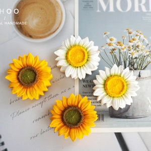 Car Air Freshener, Sunflower, Daisy Flower Car Vent Clip, Car Accessories, Car vent clip,  Car freshener, car interior decor, Car Ornament