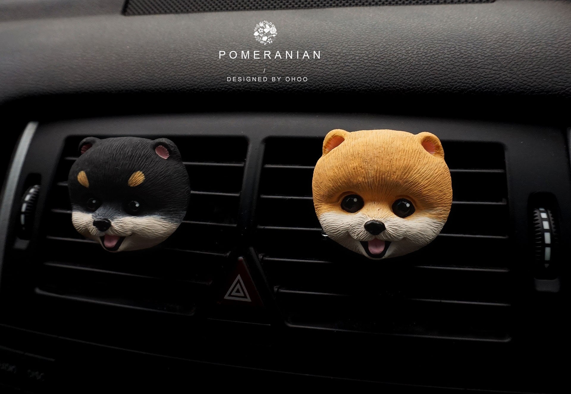 Pomeranian Car Air Freshener Custom Color Car Accessories Etsy Australia