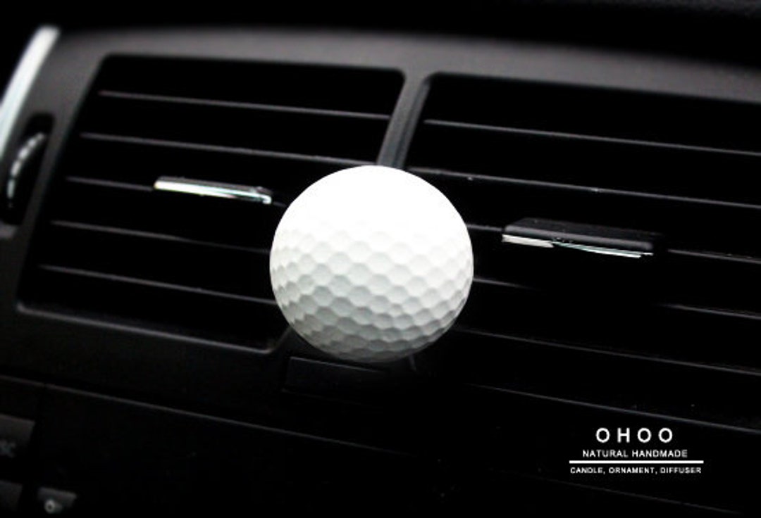 Golf Ball Car Air Freshener Car Accessories Car Vent Clip Etsy