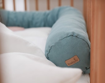Ami Lian® Bedding Snake Bumper Cot Bumper Bed Roll 210 cm BOA05