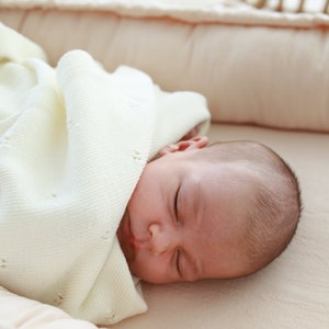 baby blanket - marino wool- 4 colors, knitted baby blanket, natural blanket - wool baby accessories, 75x100 cm (30x40 inch)