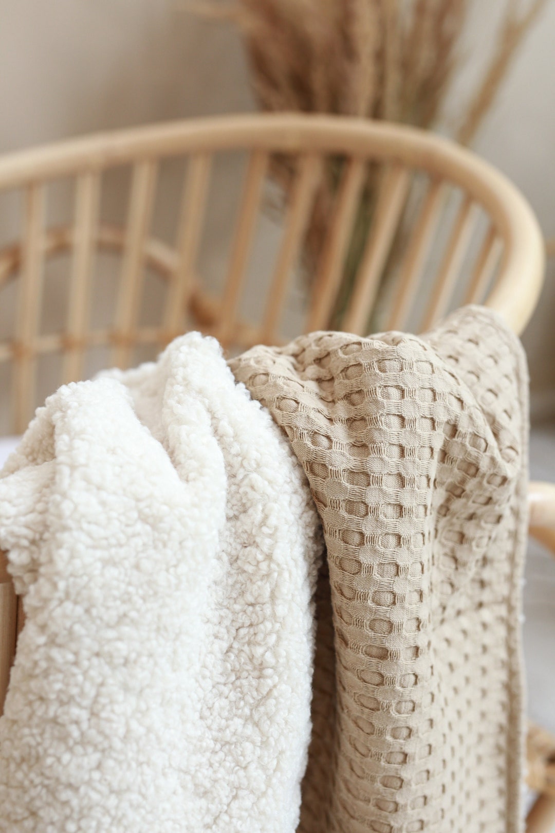 Winter Baby Blanket Teddy, Waffle Baby Blanket, Custom Baby Blanket ...