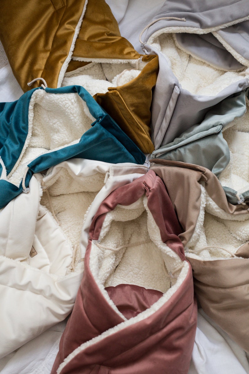 Baby Car Seat Blanket Swaddle Creamy Pearl Etsy