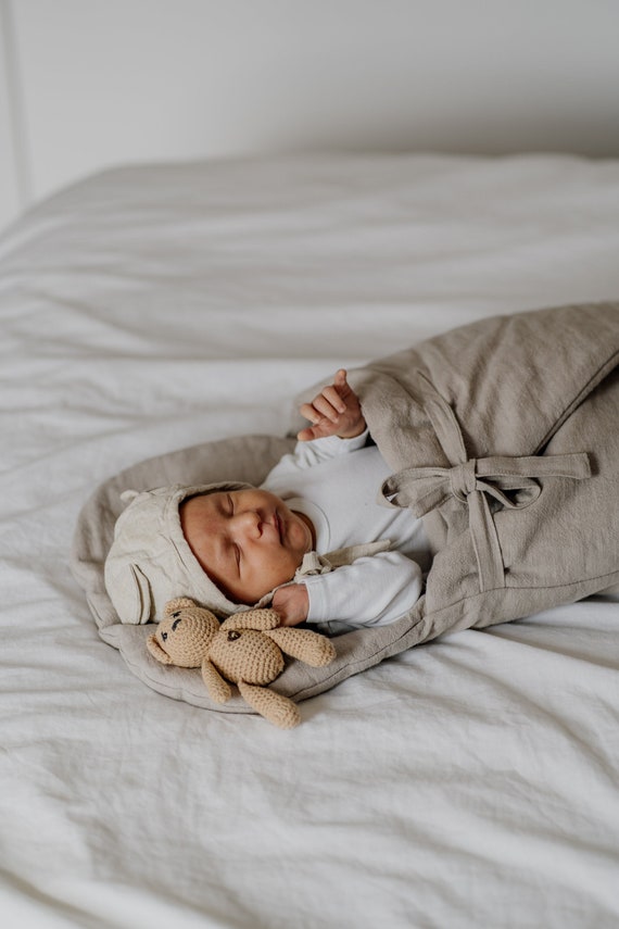 Babyly Linen Baby Wrap/ Swaddle - Dusty Pink Babyly Linen Baby Wrap/ Swaddle - Dusty Pink
