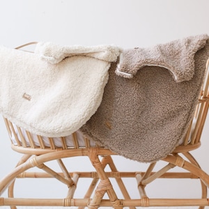 Teddy baby sleeping  bag - CREAM or TAUPE - baby sleeping bag,  baby sleeping sack, cozy sleep, baby  sleeper, boucle baby accessories