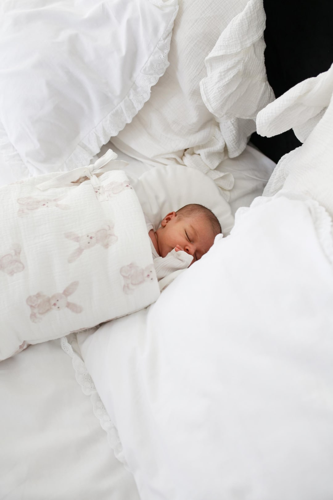 Pijama de muselina para bebé Conejito, saco de dormir para bebé