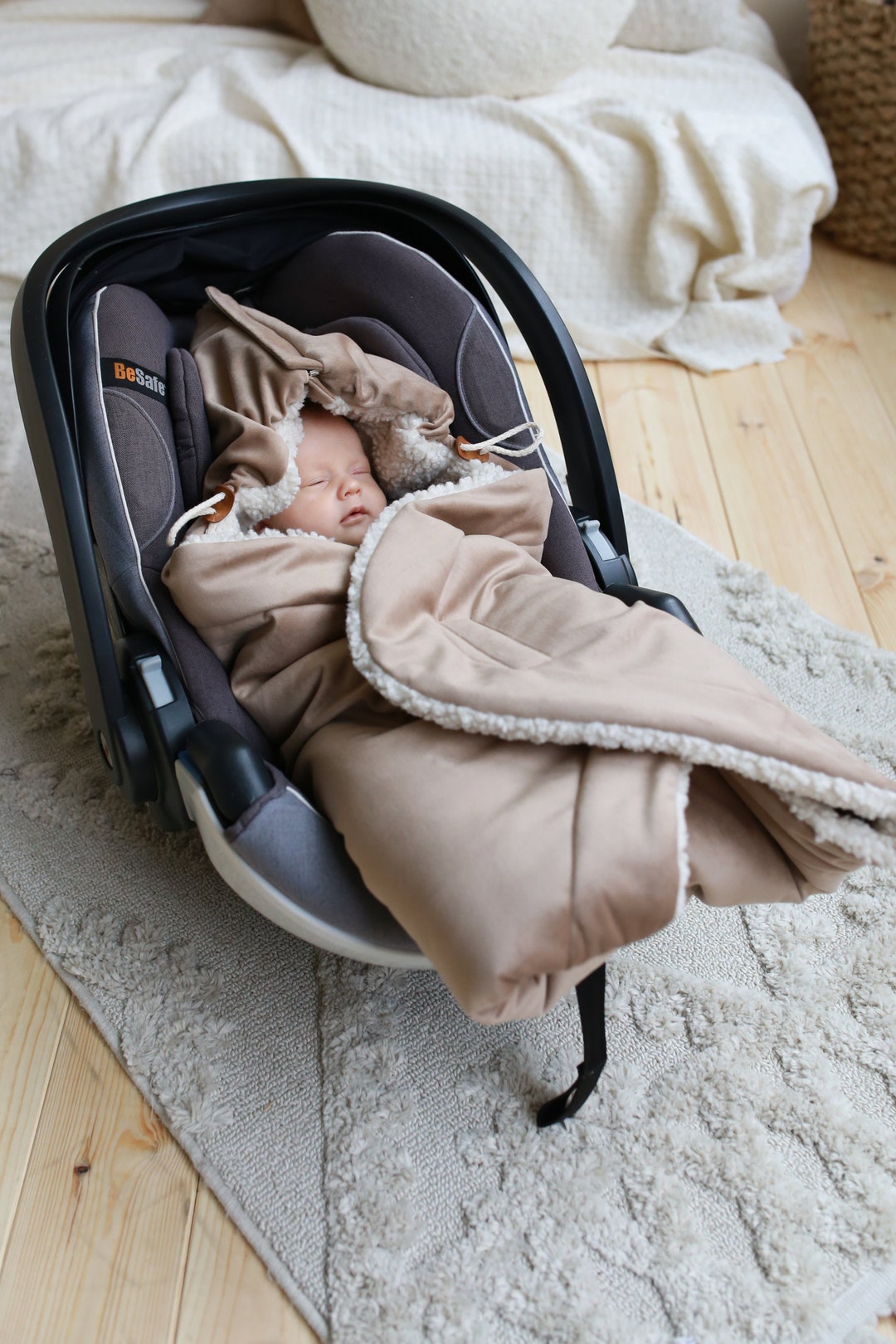 Baby Car Seat Blanket/ Baby Car Seat Swaddle Bab Y Car Etsy