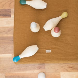 Foam play mat for toddler, baby’s play pen mat, foam rugs for the kids room teepee tent floor - WASHED COTTON