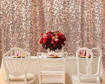 ZGWJ Gold Glitter Photo Backdrop Sequin Spot Photo Booth Background Starry Sky Shining Party Birthday Prom Wedding Newborn Photography Studio Props Party Decor 8x6ft