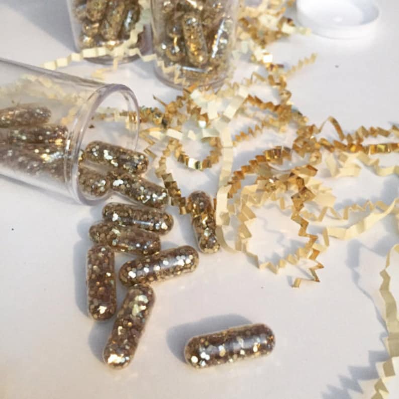 Funny Gift Sparkle Pills 50 Glitter Pills Fairy pills Happy Chill Pills Sparkle Capsule Sparkle Pills Glitter capsule Rave Glitter