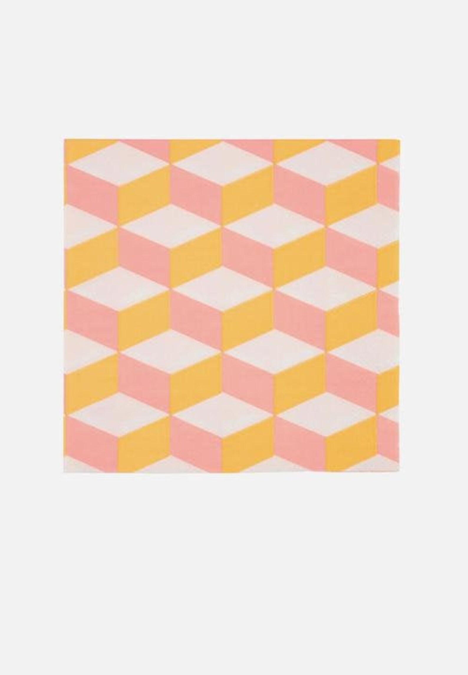 Orange Pink Neon Paper Napkins Summer Party Napkins Party Etsy