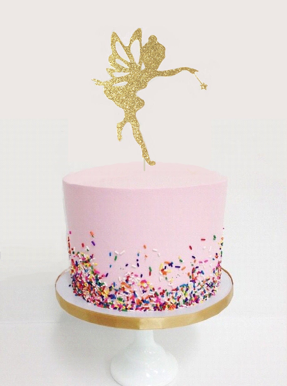 decoration gâteau bougie cake topper or happy birthday