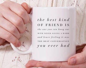 Cita de amistad, mejores Ideas de regalo amigo, amistad regalos para mujer, mejores amigos regalo cumpleaños, taza de amigos, amistad taza de café