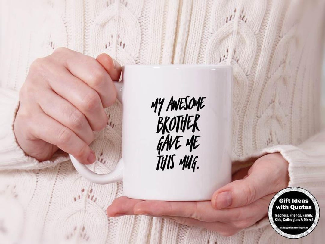 Sister Gift From Brother Gift From Brother to Sister Mug Etsy