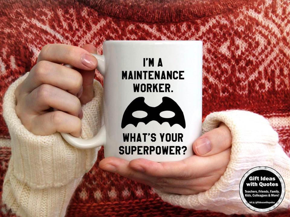 Maintenance Worker Gift Maintenance Man Gift Maintenance Etsy