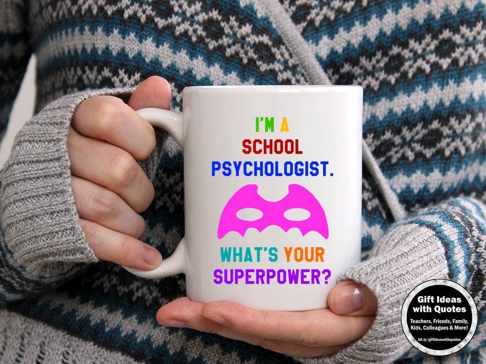School Psychologist Gifts, What's Your Superpower Mug, School