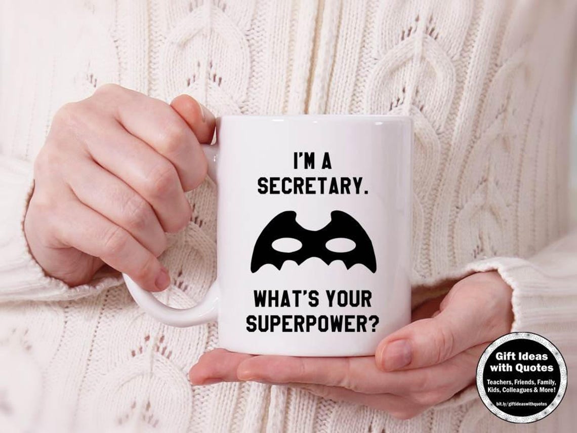 Secretary Gift Secretary Appreciation Gift Secretary Mug Etsy