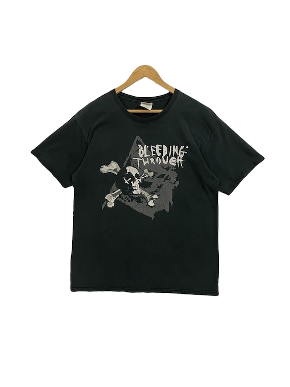 Hot Sale Vintage Bleeding Through Bandtees Metalcore Band