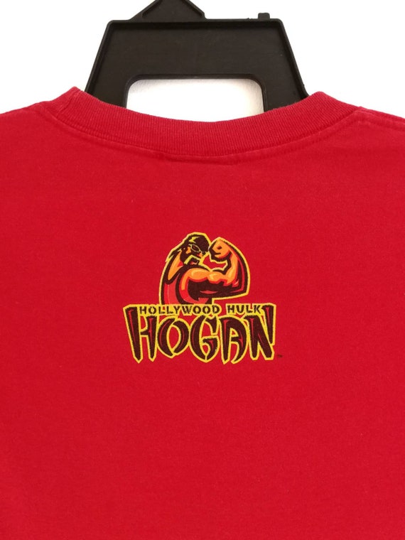 hot sale rare hulk hogan tshirt wwe tshirt world … - image 4