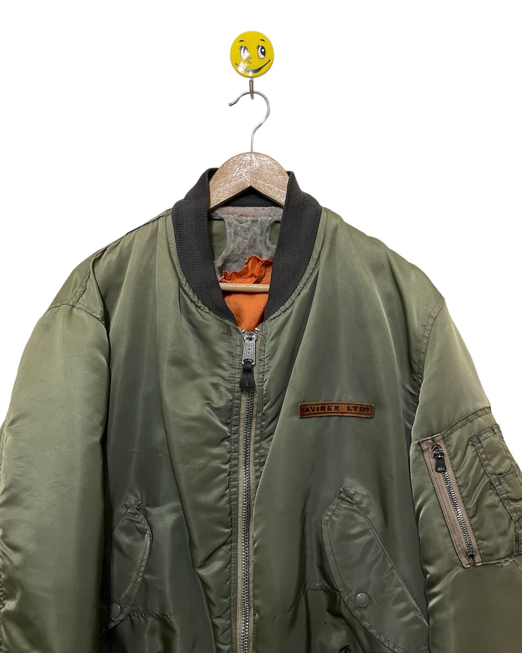 Free Shipping !! Rare !! Vintage Avirex Jacket Type MA-1 Free Shipping !! Rare !! Vintage Avirex Jacket Type MA-1