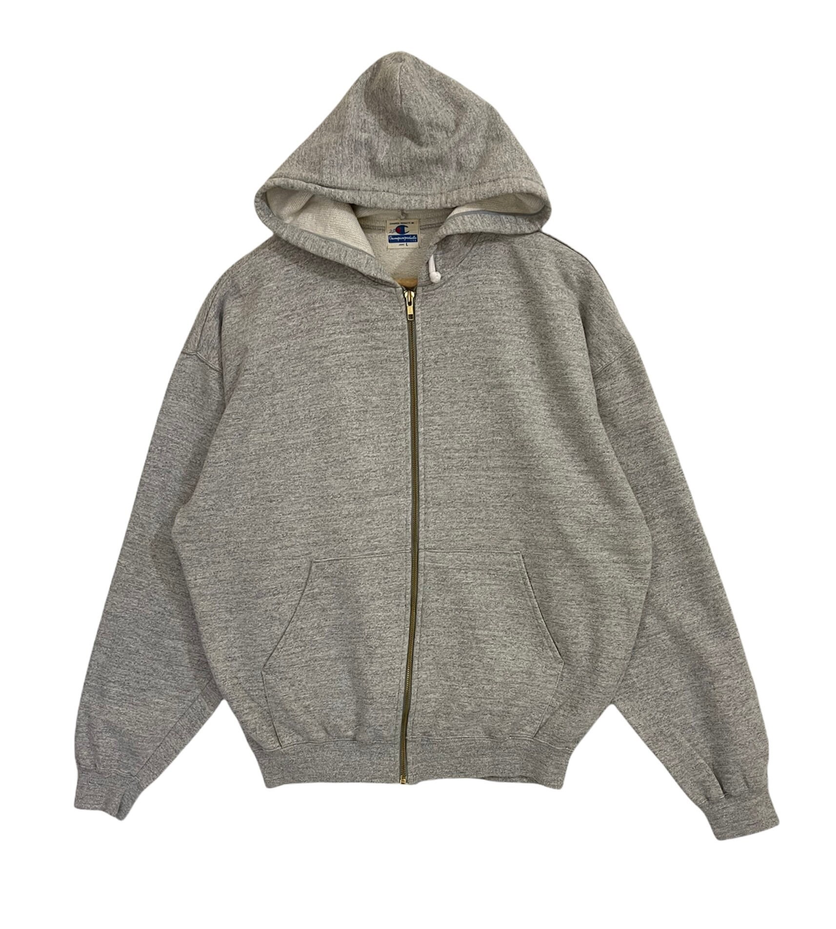 ★Golden ★ Vintage Logo Embroidered Hoodie Gray GUP021 GOLDEN GOOSE DELUXE BRAND Vintage Hoodie Sweater Kapuzen